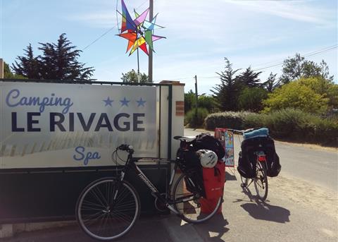 Vélodyssée proche du camping Le Rivage à Saint Jean de Monts en Vendée